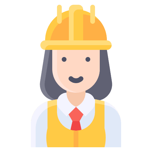 Engineer employee engineer professions and jobs icon