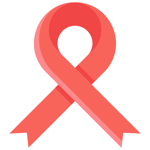 Ribbon awareness shapes and symbols female icon