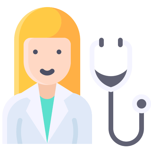 Doctor user healthcare and medical surgeon icon