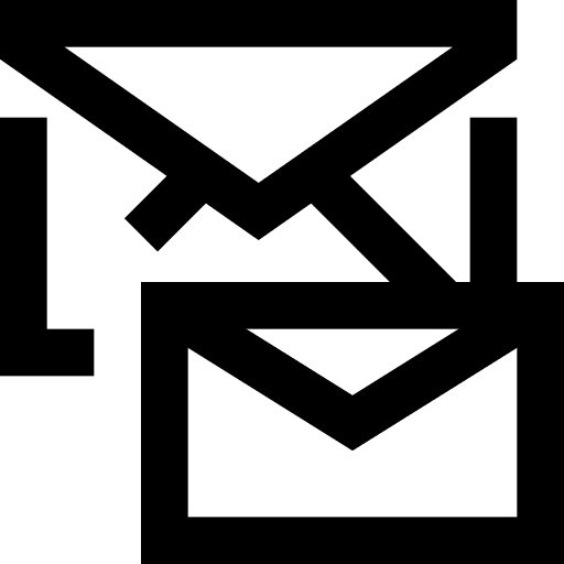 Email interface communications envelope icon
