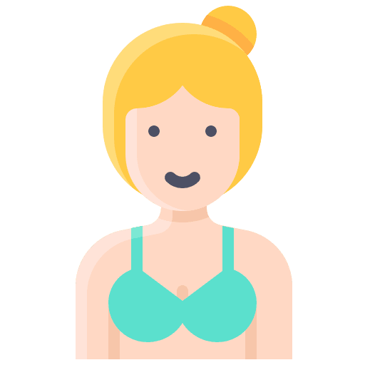 Woman bra people girl icon