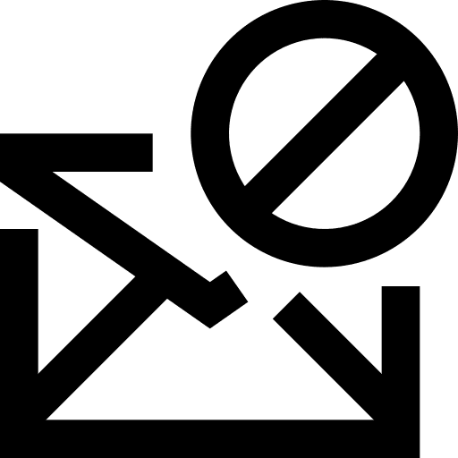 Email email forbidden ui icon