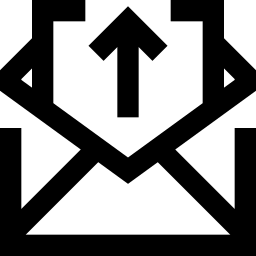 Email mail envelope arrow icon