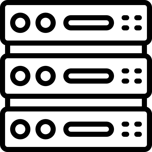 Server network hosting networking icon