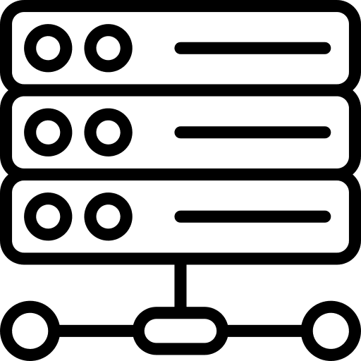 Server ui network hosting icon