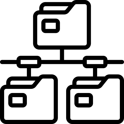 Folder network internet files and folders folder network icon