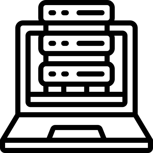 Server control networking hosting network icon