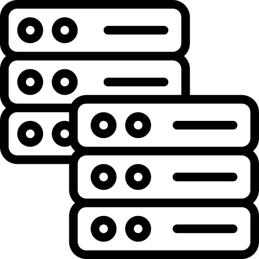 Server networking server database icon