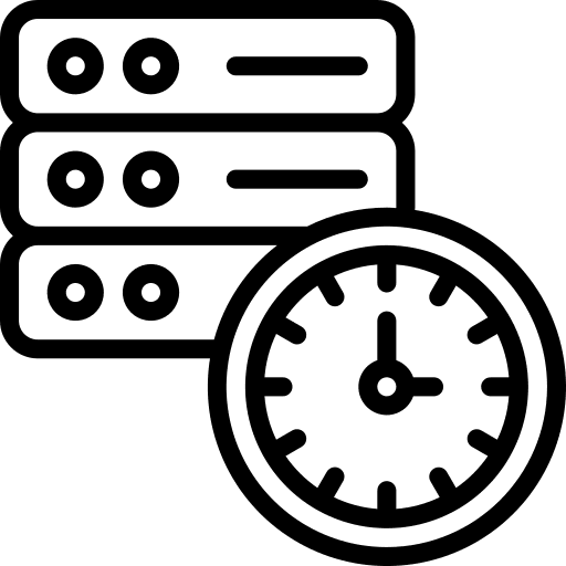 Server traffic networking electronics usage icon