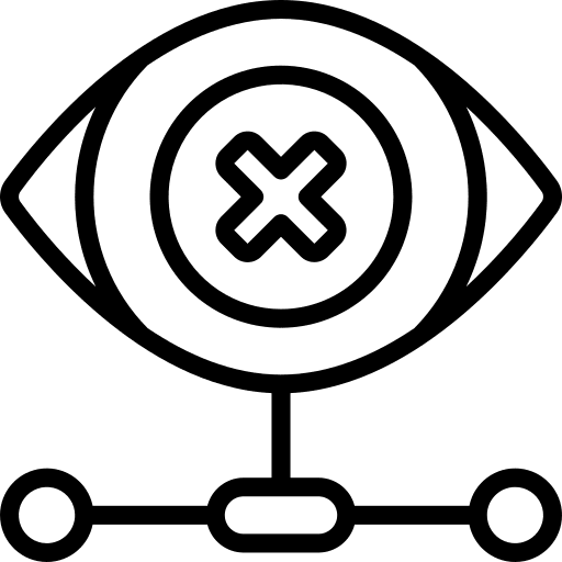 Virtual private network view eye virtual private network icon