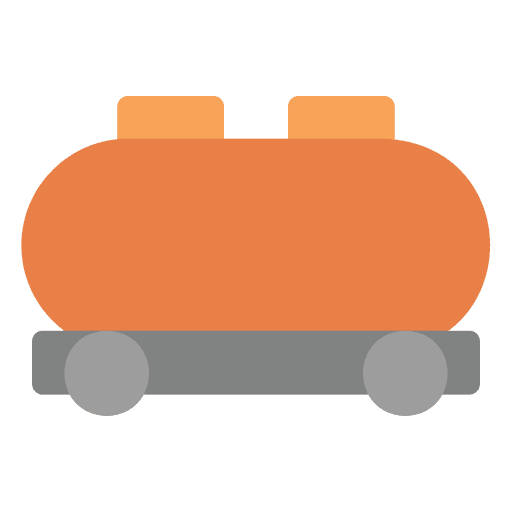 Fuel truck gas truck tank wagon transportation icon
