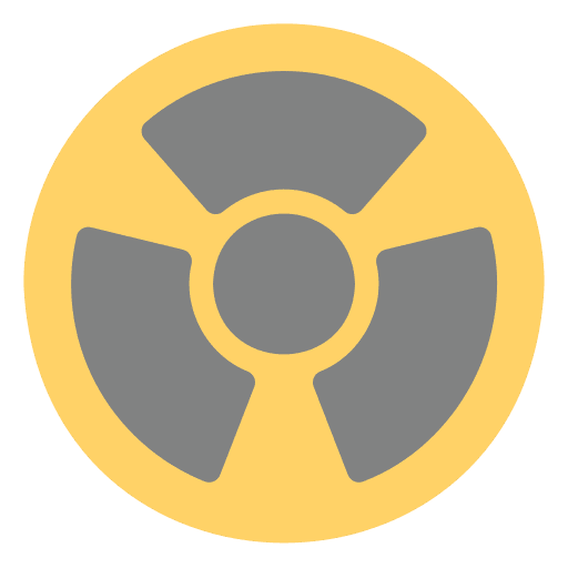 Radiation sign energy radiation sign alert icon Radiation sign energy radiation sign alert icon
