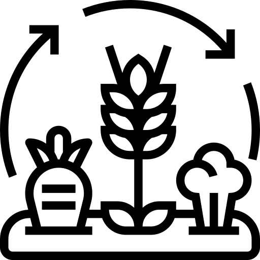Plant crop refresh yield icon