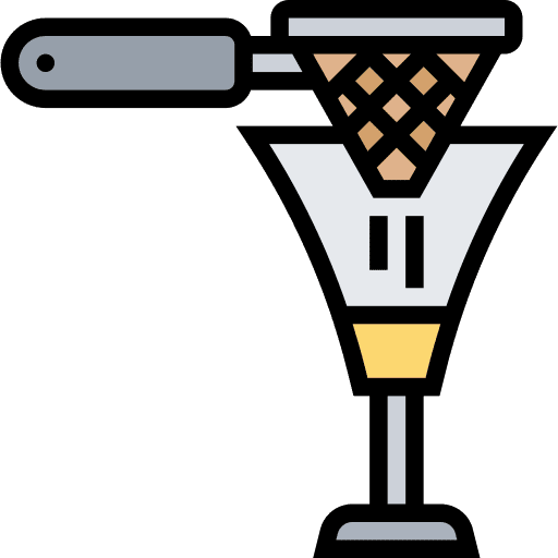 Cocktail glass alcohol beverage icon