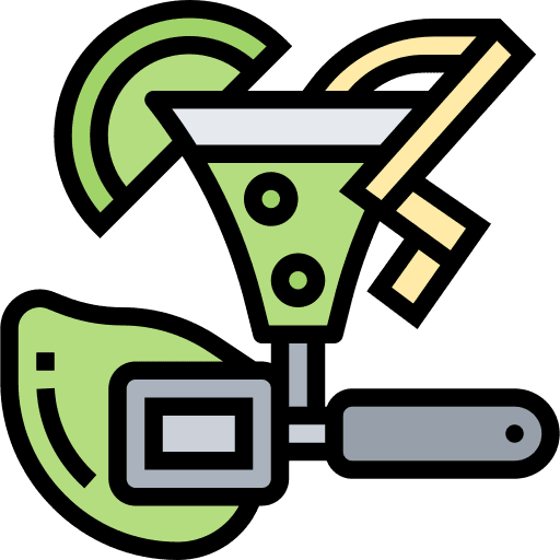 Cocktail utensil food and restaurant beverage icon