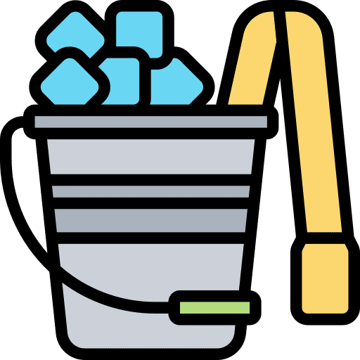 Ice bucket food and restaurant alcohol alcoholic drinks icon