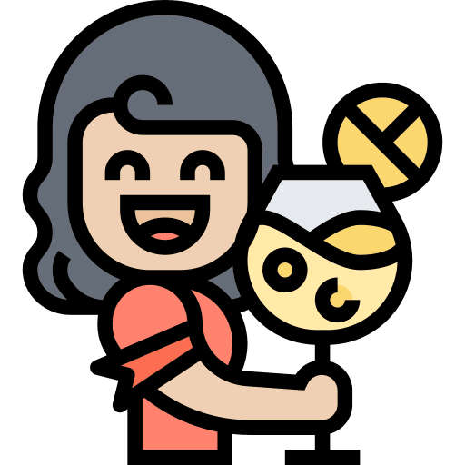 Champagne wineglass alcohol people icon Champagne wineglass alcohol people icon