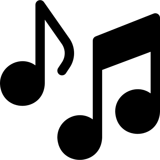 Music song musical notes music player icon