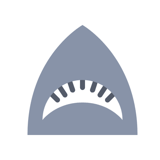 Shark fish animals animal icon
