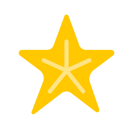 Starfish sea life starfish animal icon