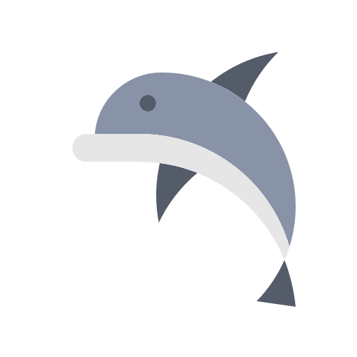 Dolphin marine mammal dolphin animal icon Dolphin marine mammal dolphin animal icon