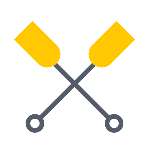Paddles paddles rowing kayak icon Paddles paddles rowing kayak icon