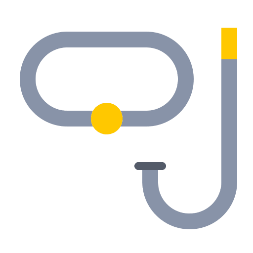 Scuba diving snorkel gear diving pool icon Scuba diving snorkel gear diving pool icon