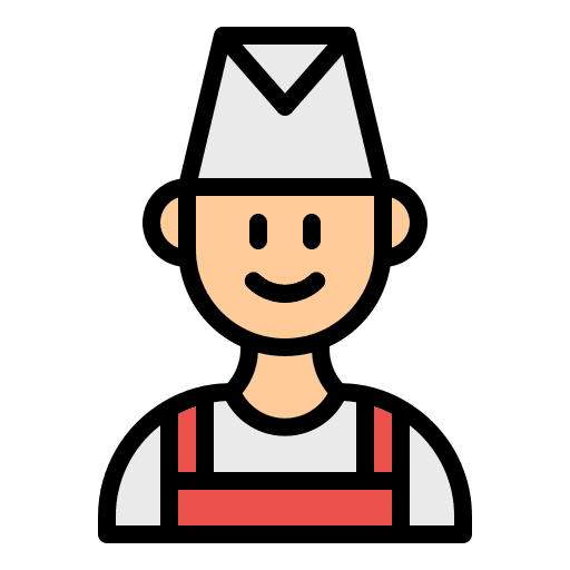 Butcher chef butcher people icon
