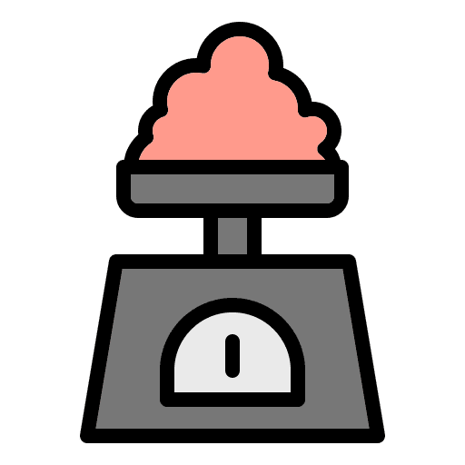Balance food and restaurant meat proteins icon Balance food and restaurant meat proteins icon