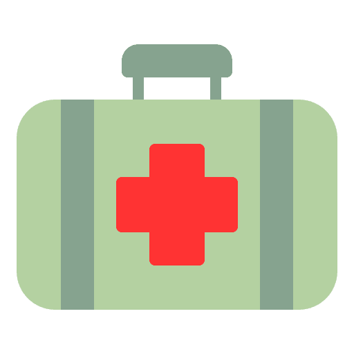 First aid kit adventure outdoor first aid kit icon