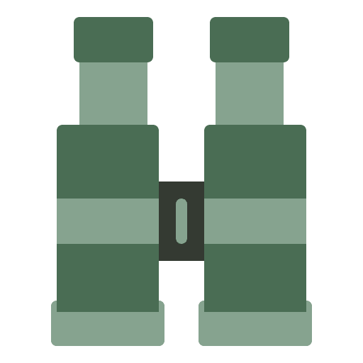 Binoculars see eye tool icon Binoculars see eye tool icon
