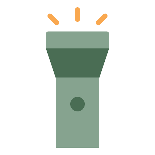 Flashlight journey miscellaneous outdoor icon Flashlight journey miscellaneous outdoor icon