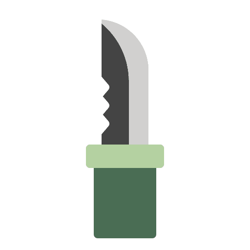 Knife camping knife vacation icon Knife camping knife vacation icon