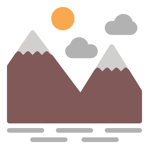 Mountain landscape camping nature icon Mountain landscape camping nature icon