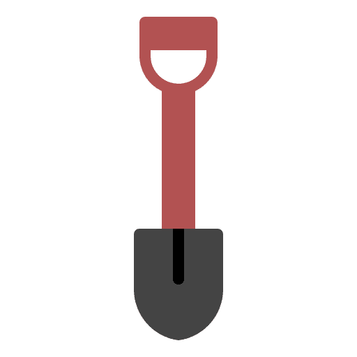 Shovel tools construction and tools camp icon Shovel tools construction and tools camp icon