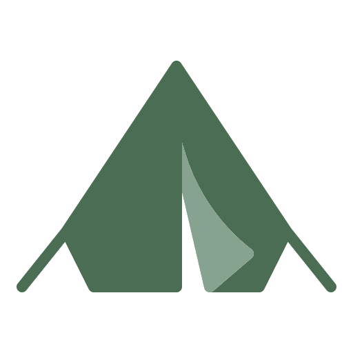 Tent outdoor travel tent icon