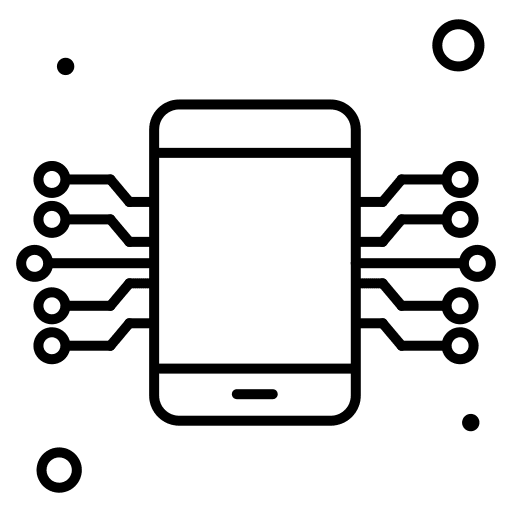 Smart technology mobile smart technology smartphone icon