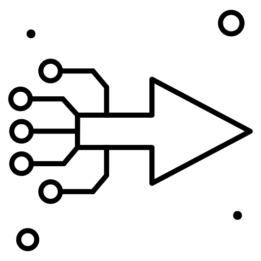 Technology computing circuit microchip icon Technology computing circuit microchip icon