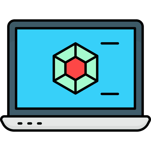 3d model design online computer icon 3d model design online computer icon