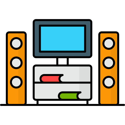 Home cinema furniture and household tv stand movie icon Home cinema furniture and household tv stand movie icon