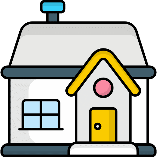 House architecture and city residence home icon House architecture and city residence home icon