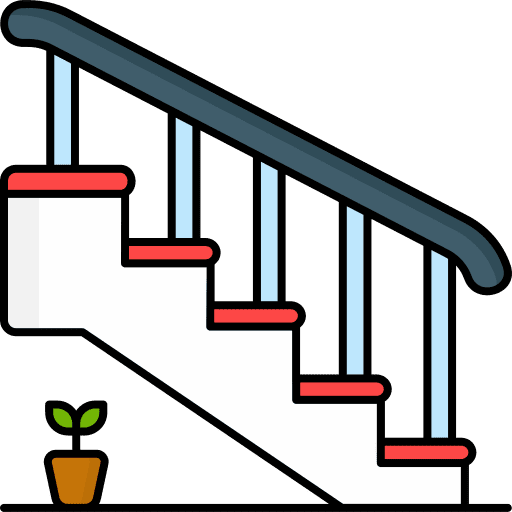 Stairs steps interior home icon Stairs steps interior home icon