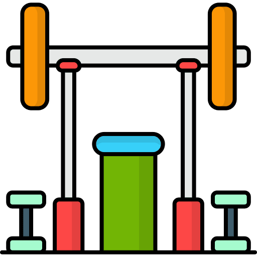 Gym gym tool weightlift dumbbells icon Gym gym tool weightlift dumbbells icon