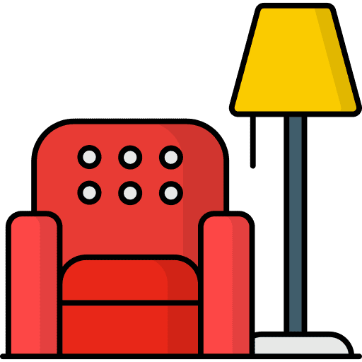 Living room lamp decor lamp furniture and household icon Living room lamp decor lamp furniture and household icon