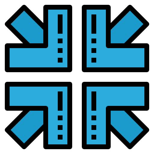 Focus direction user interface minimize icon Focus direction user interface minimize icon
