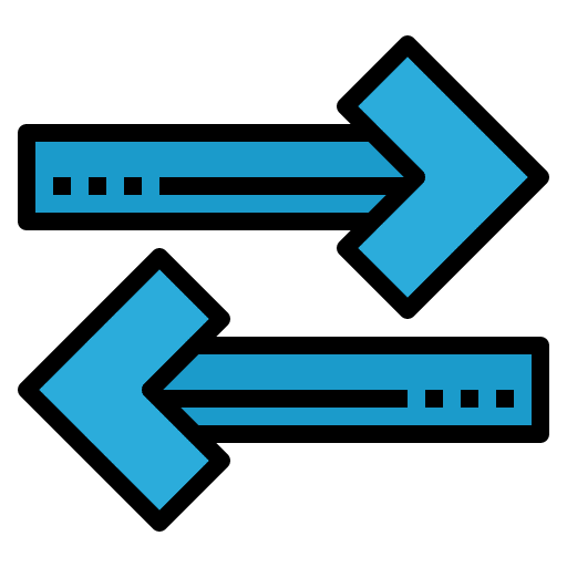 Left and right user interface arrows left and right icon Left and right user interface arrows left and right icon