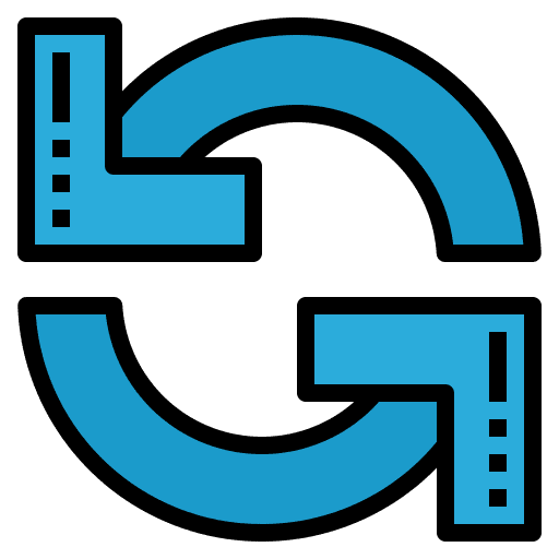 Loop re arrows direction icon Loop re arrows direction icon