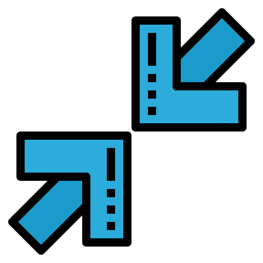 Minimize arrows user interface direction icon Minimize arrows user interface direction icon