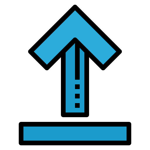 Up arrow multimedia option arrows upload icon Up arrow multimedia option arrows upload icon