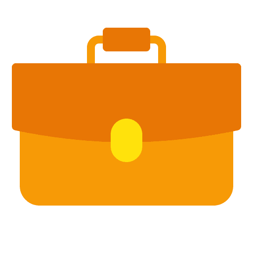 Briefcase business and finance bag suitcase icon